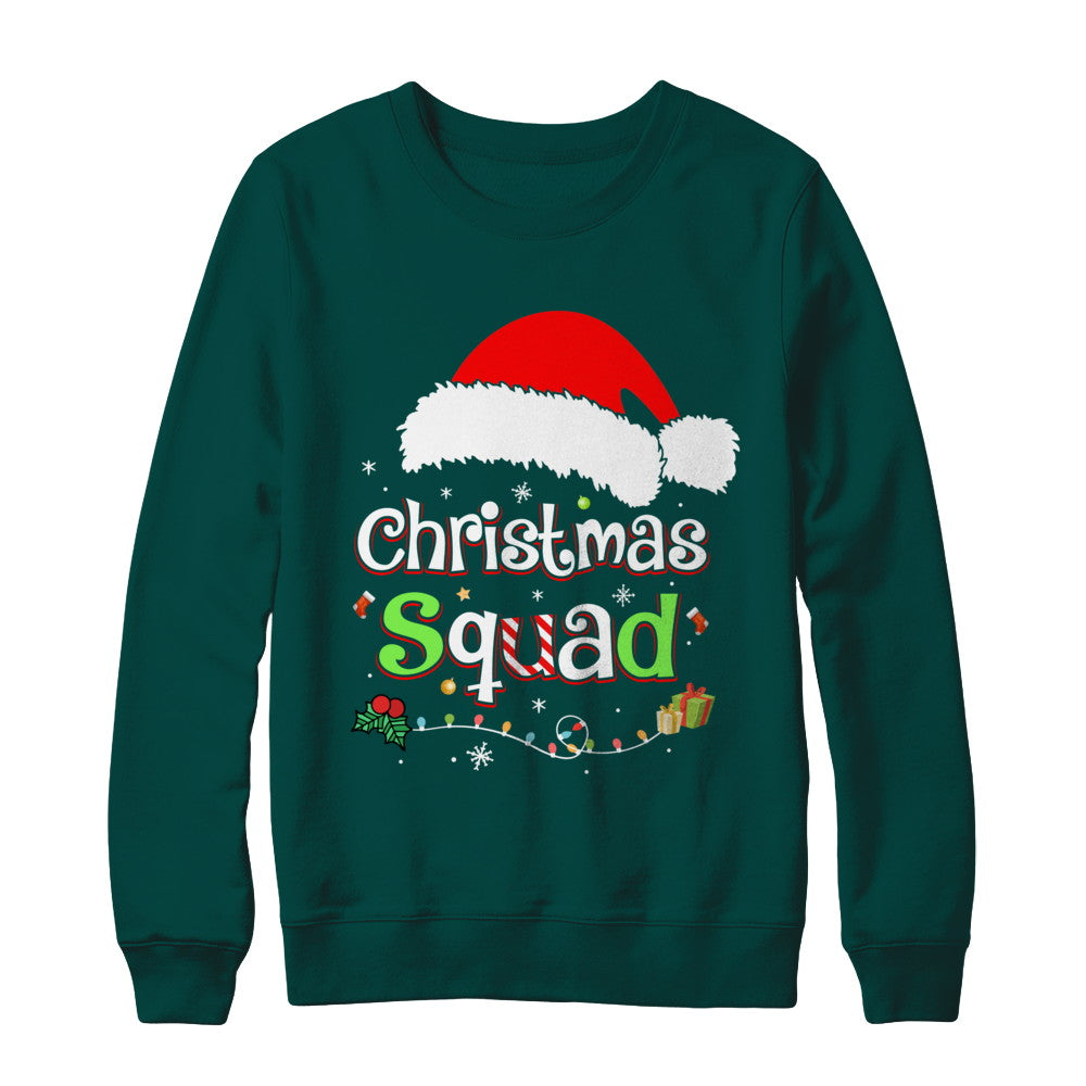 Santa Family Matching Pajamas Christmas Squad T-Shirt & Sweatshirt | Teecentury.com