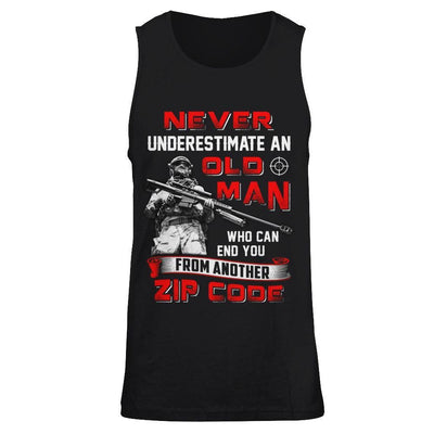 Never Underestimate An Old Man Who Can End You T-Shirt & Hoodie | Teecentury.com