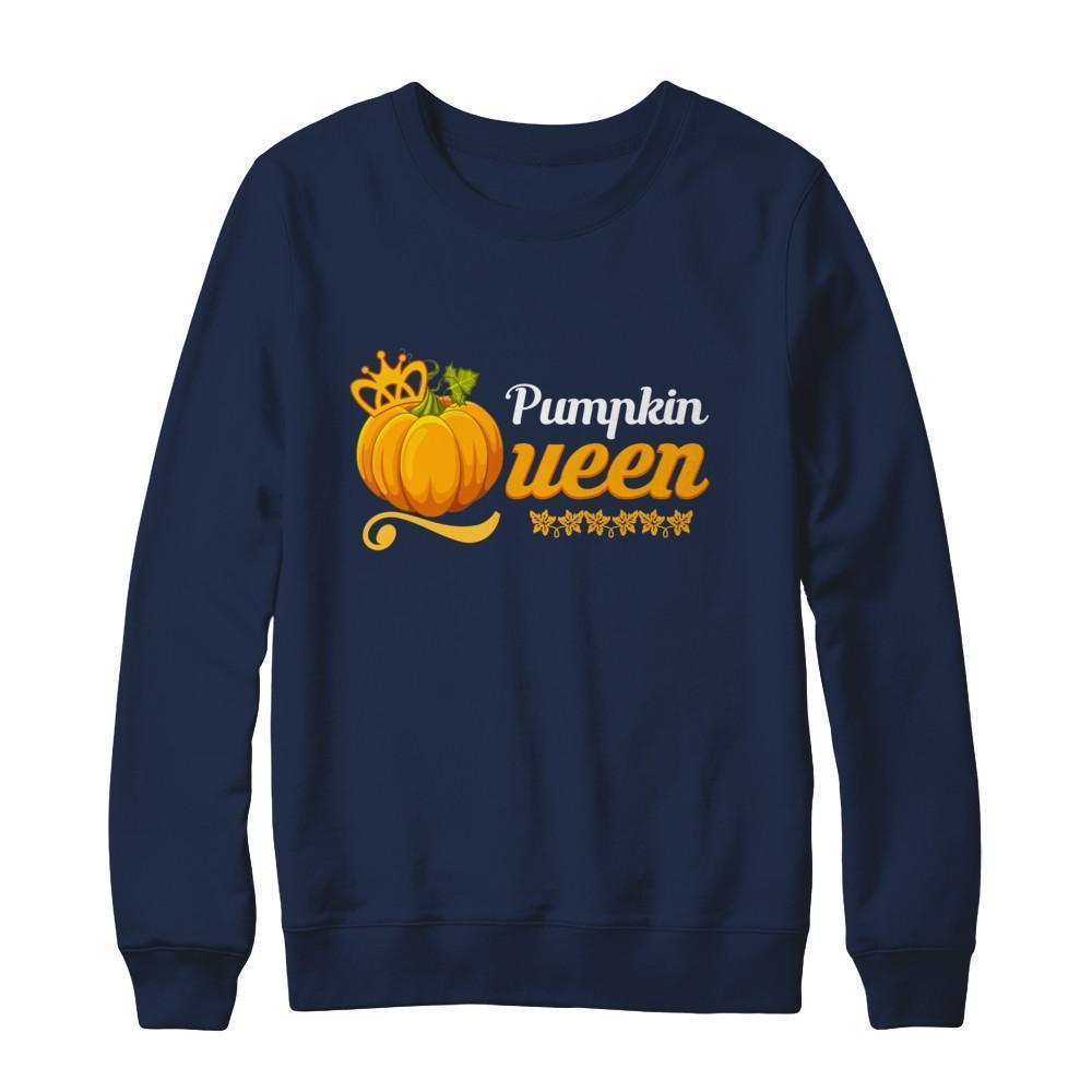 Pumpkin Queen Cute Pumpkin Spice Funny Halloween T-Shirt & Sweatshirt | Teecentury.com