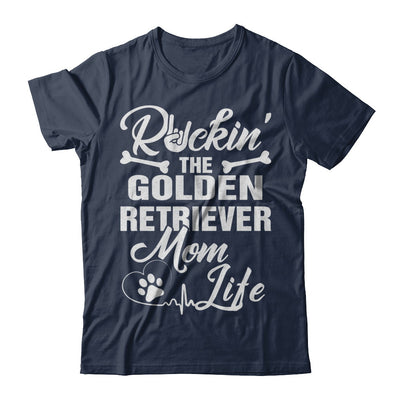 Rockin The Golden Retriever Mom Life Men Style T-Shirt & Hoodie | Teecentury.com