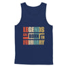 Classic Vintage Legends Are Born In February Birthday T-Shirt & Hoodie | Teecentury.com