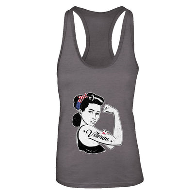 Woman Veteran Strong Girl America 4Th July T-Shirt & Tank Top | Teecentury.com