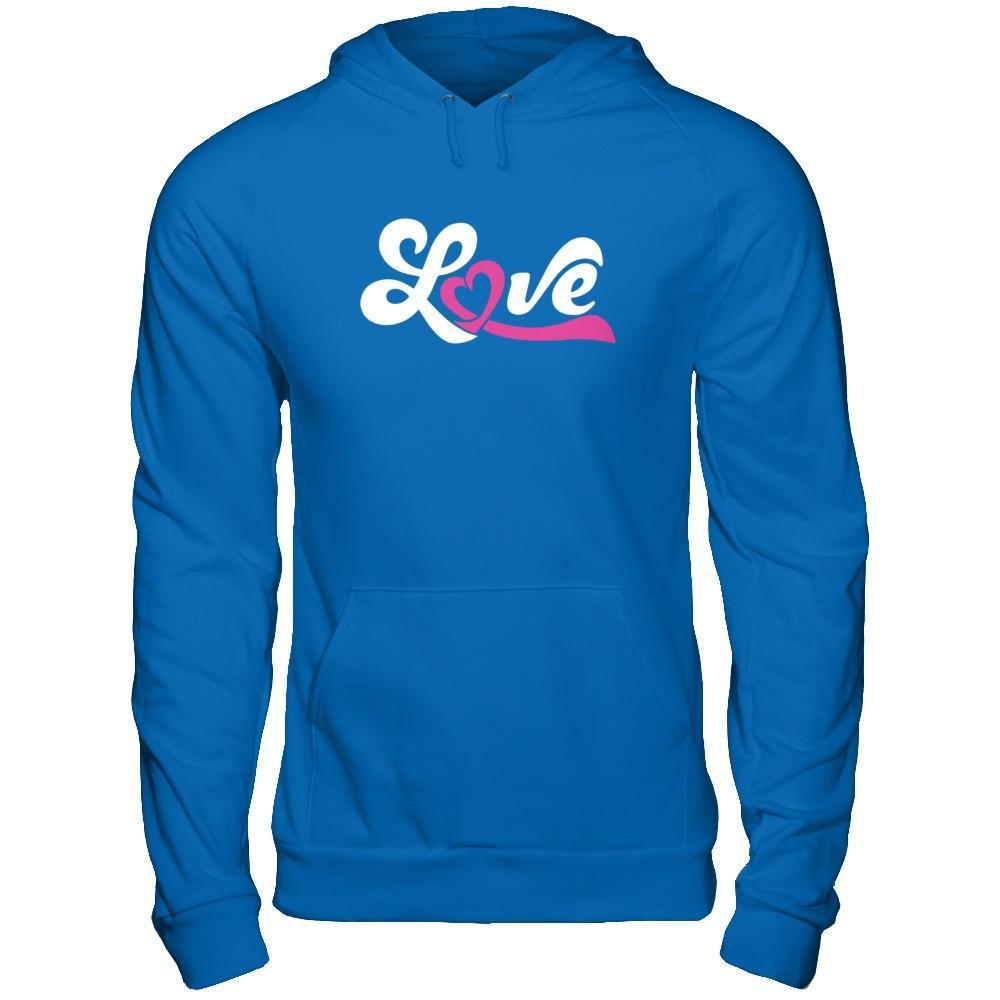 Love Pink Awareness Ribbon T-Shirt & Hoodie | Teecentury.com
