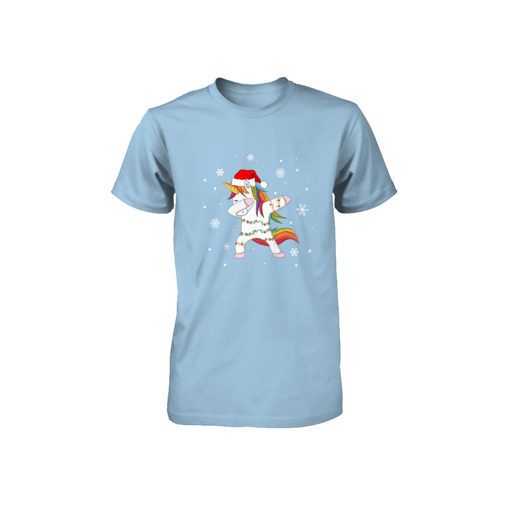 Dabbing Unicorn Ugly Christmas Sweater Girls Youth Youth Shirt | Teecentury.com