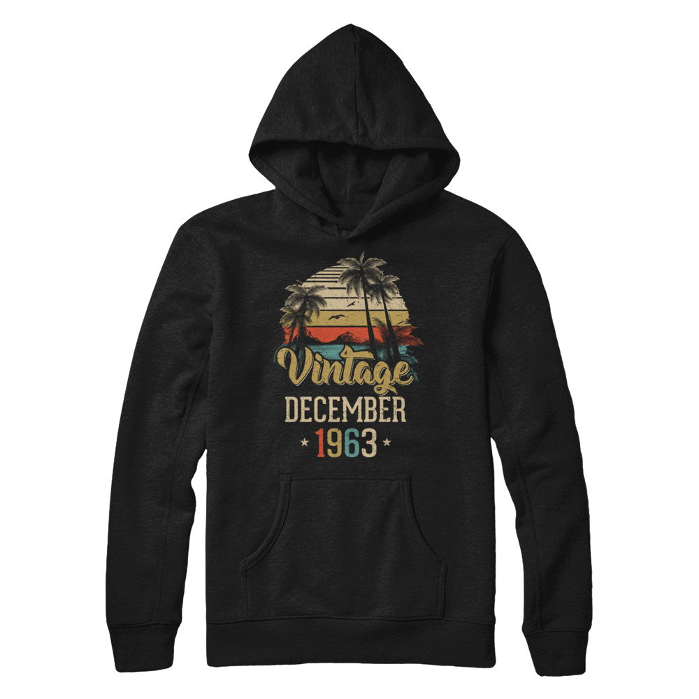 Retro Classic Vintage December 1963 59th Birthday Gift T-Shirt & Hoodie | Teecentury.com