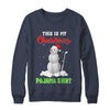 This Is My Christmas Pajama Xmas Snowman Golf T-Shirt & Sweatshirt | Teecentury.com