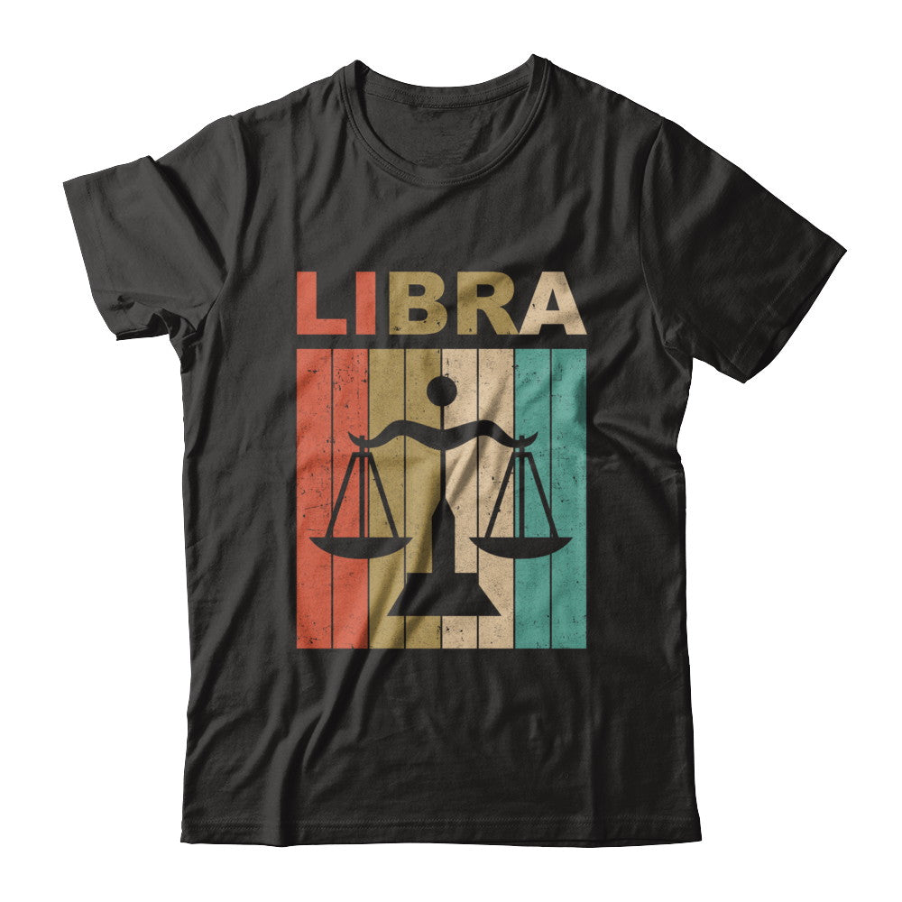 Vintage Libra Zodiac September October Birthday Gift T-Shirt & Hoodie | Teecentury.com