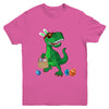 Funny Dabbing Cool Easter Bunny Dinosaur Youth Youth Shirt | Teecentury.com