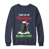 This Is My Christmas Pajama Xmas Hockey Santa T-Shirt & Sweatshirt | Teecentury.com