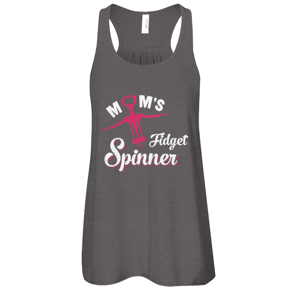 Mom's Fidget Spinner Wine Lover T-Shirt & Tank Top | Teecentury.com