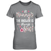 At Nanny's The Answer Is Always Yes Floral Mothers Day Gift T-Shirt & Hoodie | Teecentury.com