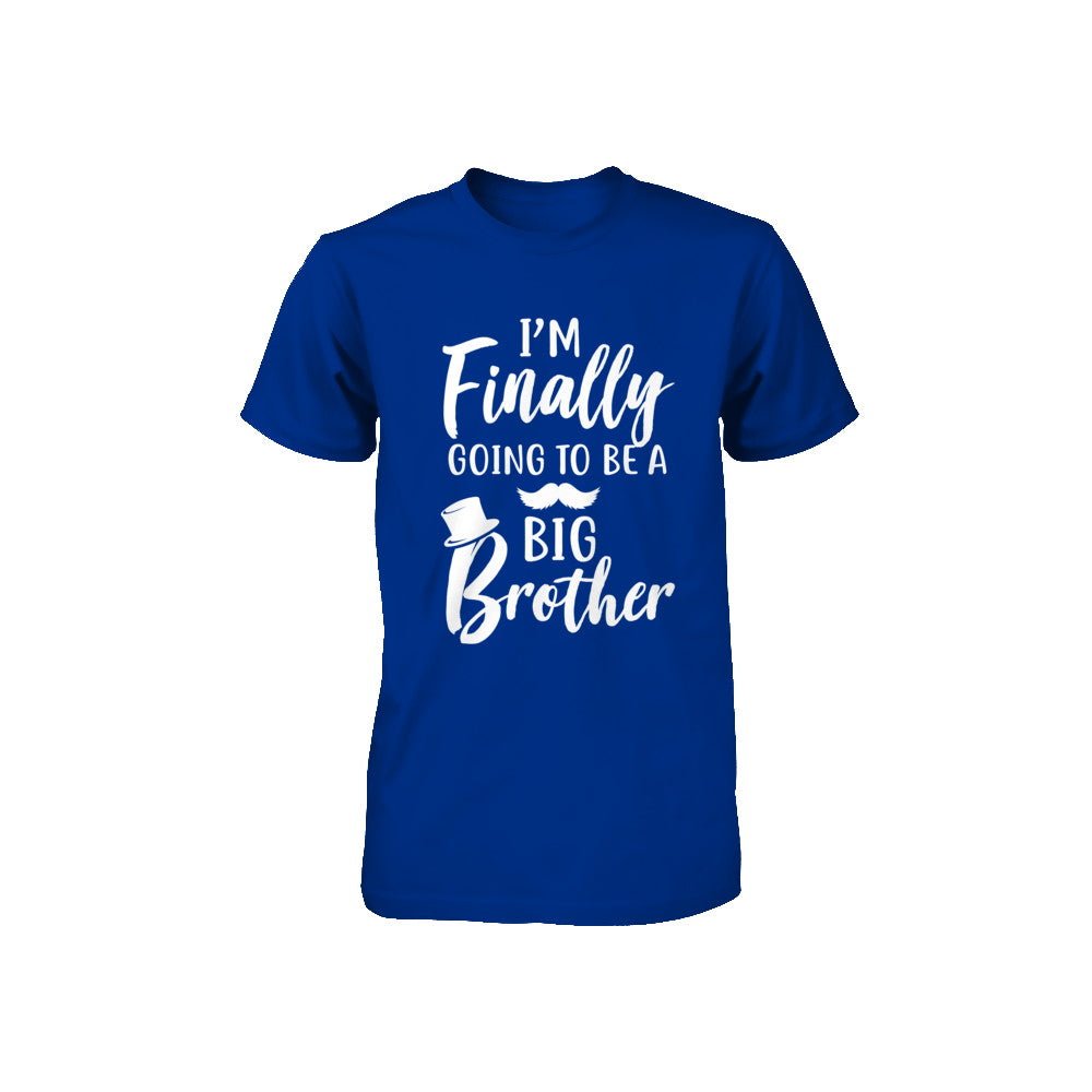 Cute I Am Finally Going To Be A Big Brother Youth Youth Shirt | Teecentury.com