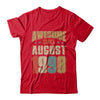 Vintage Retro Awesome Since August 1998 24th Birthday T-Shirt & Hoodie | Teecentury.com