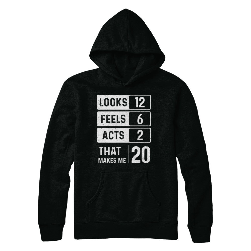 2002 20th Years Old Birthday Looks Feels Acts Make Me 20th T-Shirt & Hoodie | Teecentury.com