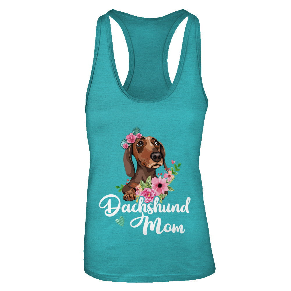 Dachshund Mom Funny Dog Mom Gift Idea T-Shirt & Tank Top | Teecentury.com
