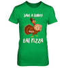 Adult Vegan Save A Turkey Eat Pizza Thanksgiving T-Shirt & Sweatshirt | Teecentury.com