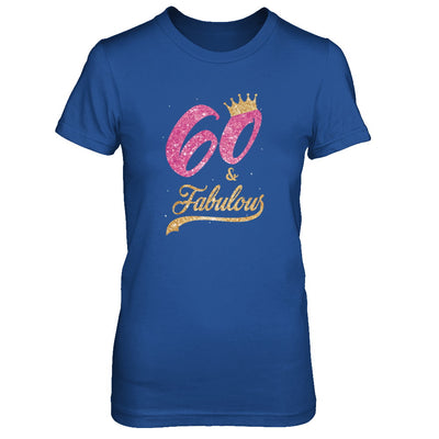 60 And Fabulous 1962 60th Birthday Gift T-Shirt & Tank Top | Teecentury.com