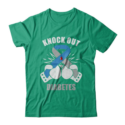 Boxing Knock Out Diabetes Awareness Support T-Shirt & Hoodie | Teecentury.com