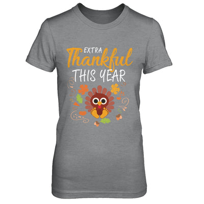 Thankful Pregnancy Mom Turkey Thanksgiving T-Shirt & Sweatshirt | Teecentury.com