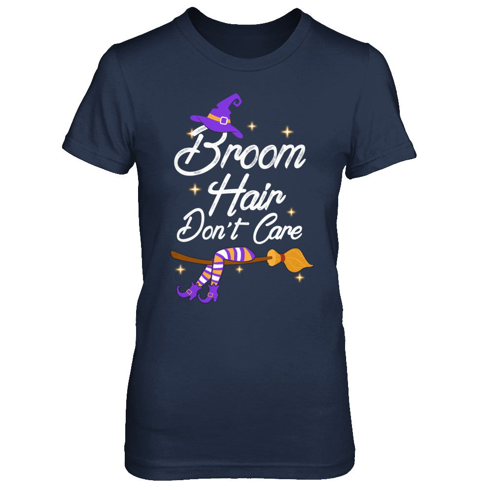 Broom Hair Don't Care Witch Halloween T-Shirt & Hoodie | Teecentury.com