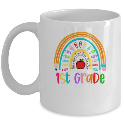 1st Teacher Rainbow First Day Of Back To School Mug | teecentury