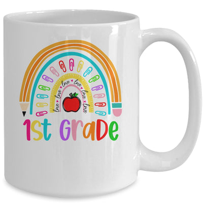 1st Teacher Rainbow First Day Of Back To School Mug | teecentury