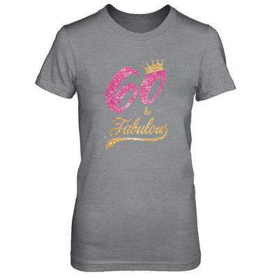 60 And Fabulous 1962 60th Birthday Gift T-Shirt & Tank Top | Teecentury.com