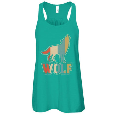 Classic Vintage Retro Style Wolf T-Shirt & Tank Top | Teecentury.com