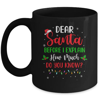 2022 Funny Christmas Adults Kids Santa I Can Explain Mug Coffee Mug | Teecentury.com