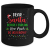 2022 Funny Christmas Adults Kids Santa I Can Explain Mug Coffee Mug | Teecentury.com