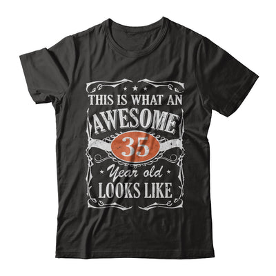Vintage This Is What An Awesome 35 Year Old 1987 Birthday T-Shirt & Hoodie | Teecentury.com