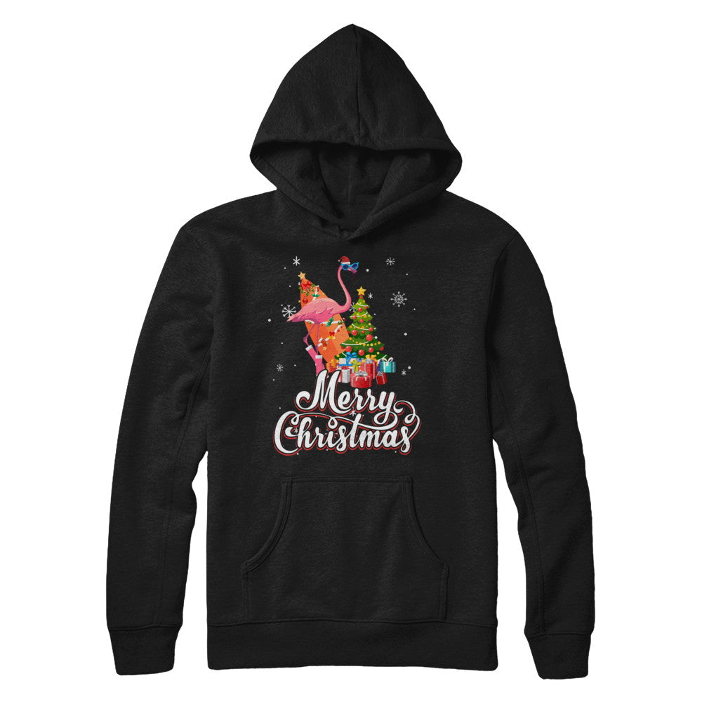 Flamingo Christmas Gift Merry Christmas Flamingo T-Shirt & Sweatshirt | Teecentury.com