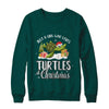 Just A Girl Who Loves Turtles And Christmas T-Shirt & Sweatshirt | Teecentury.com