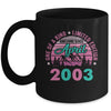 20 Years Old Awesome Since April 2003 20th Birthday Women Mug | teecentury