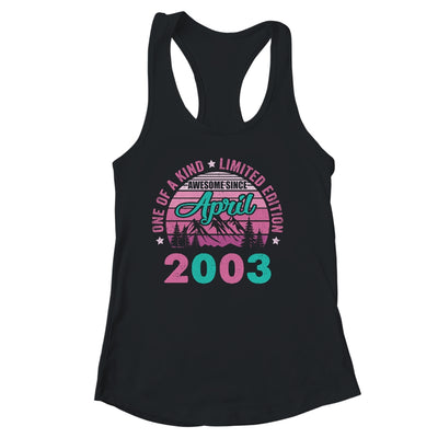 20 Years Old Awesome Since April 2003 20th Birthday Women Shirt & Tank Top | teecentury