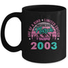 20 Years Old Awesome Since March 2003 20th Birthday Women Mug | teecentury