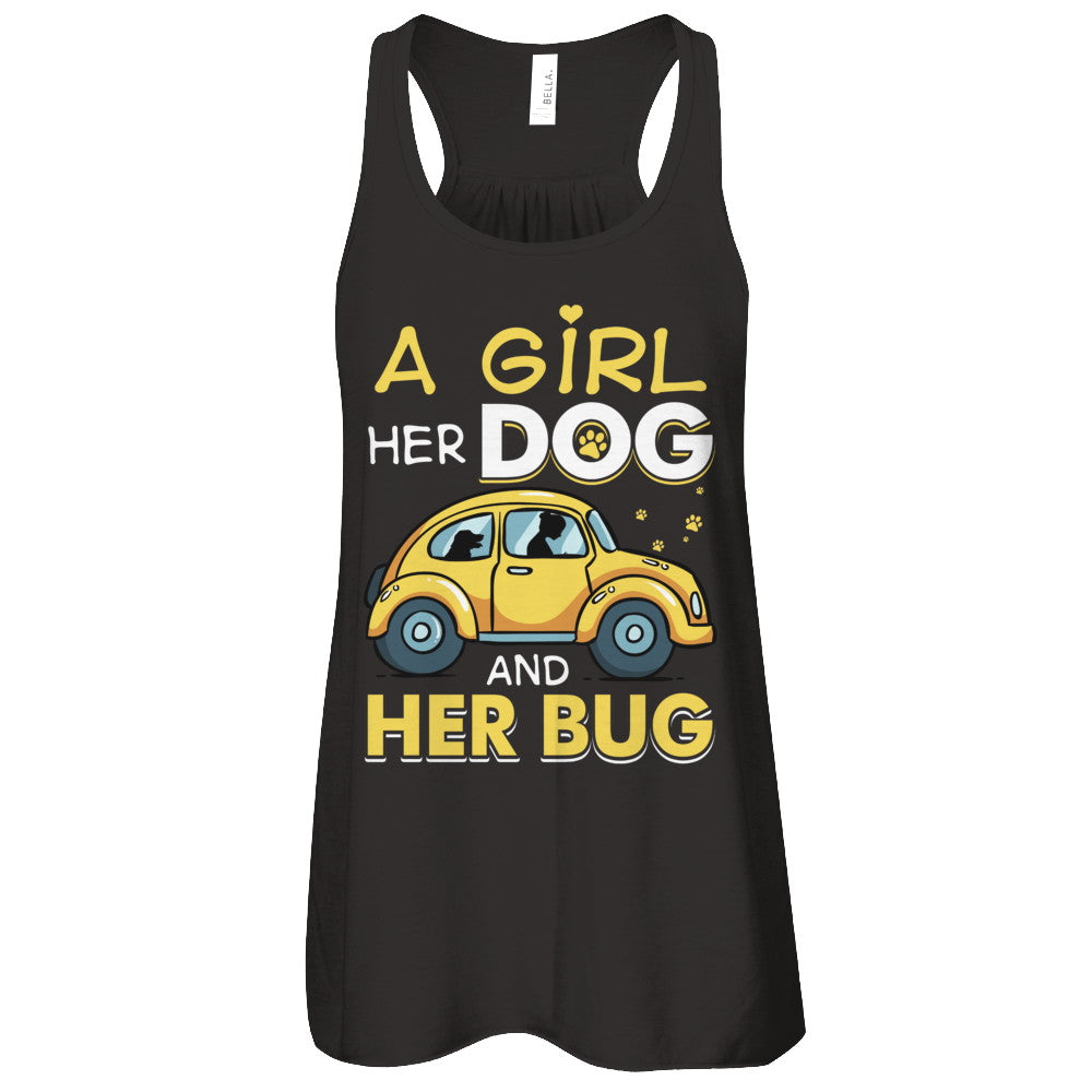 A Girl Her Dog And Her Bug T-Shirt & Tank Top | Teecentury.com