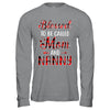 Red Buffalo Plaid Blessed To Be Called Mom And Nanny T-Shirt & Hoodie | Teecentury.com