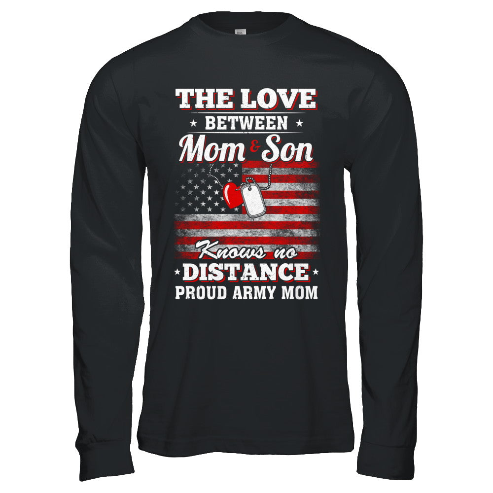 The Love Between Mom And Son Proud Army Mom T-Shirt & Hoodie | Teecentury.com