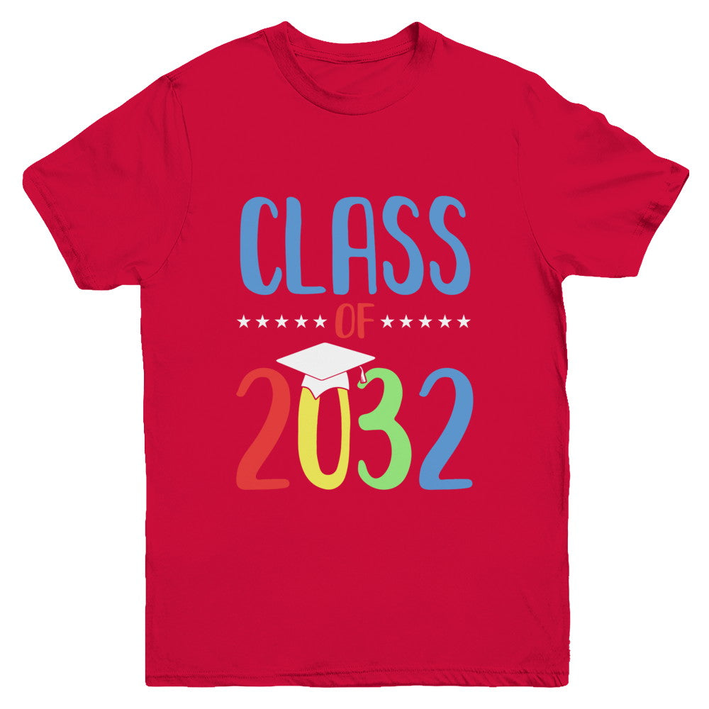 Grow With Me First Day Of School Class Of 2032 Youth Youth Shirt | Teecentury.com