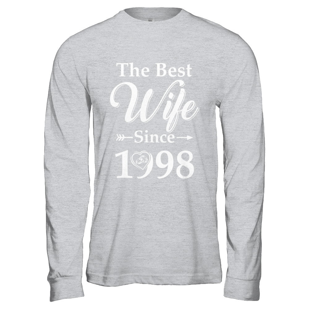 24th Married Together Anniversary Since 1998 Husband Wife T-Shirt & Hoodie | Teecentury.com