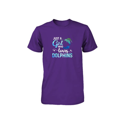 Just A Girl Who Loves Dolphins Youth Youth Shirt | Teecentury.com