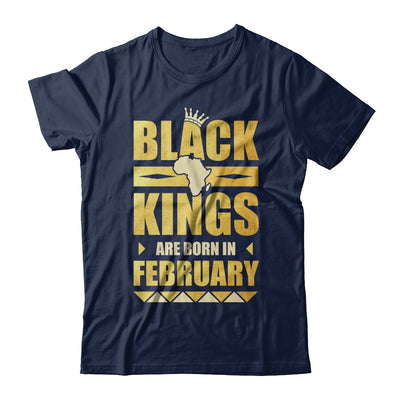 Black Kings Are Born In February Birthday T-Shirt & Hoodie | Teecentury.com