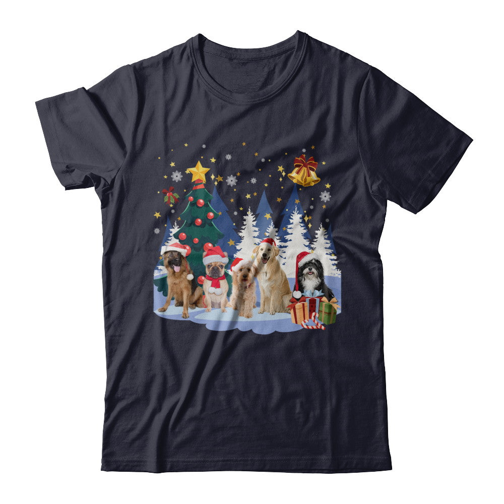 Cute Dogs Claus Christmas T-Shirt & Sweatshirt | Teecentury.com