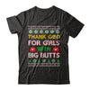 Thank God For Girls With Big Butts Funny Ugly Sweater T-Shirt & Sweatshirt | Teecentury.com