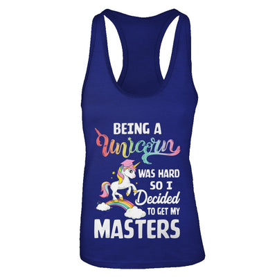 Funny Unicorn Masters Degree Graduation Graduate Gift T-Shirt & Tank Top | Teecentury.com