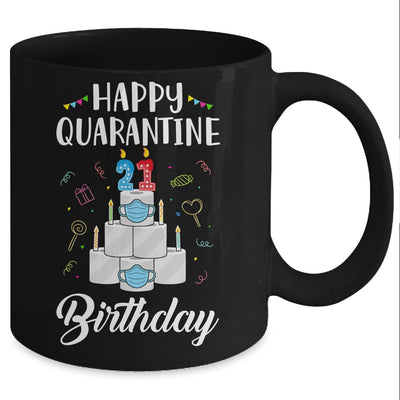 21th Birthday Gift Idea 2001 Happy Quarantine Birthday Mug Coffee Mug | Teecentury.com
