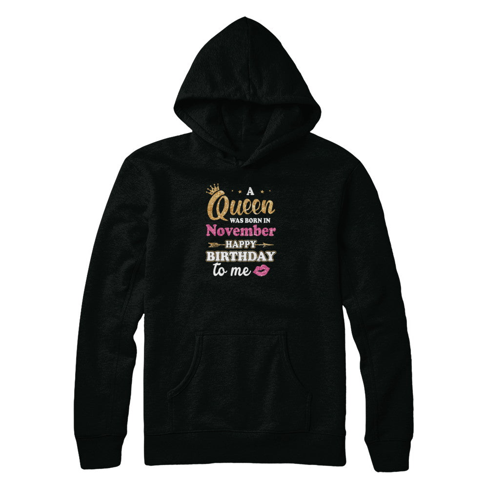 A Queen Was Born In November Happy Birthday Gift T-Shirt & Tank Top | Teecentury.com