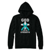 God Will Give Me Strength Teal Ovarian Cancer Gift T-Shirt & Hoodie | Teecentury.com