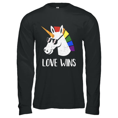 Vintage Love Wins Totally Straight Unicorn Gay LGBT Pride T-Shirt & Hoodie | Teecentury.com